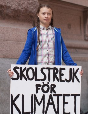 Greta Thunberg. Picture from https://en.wikiquote.org/wiki/Greta_Thunberg