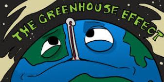 Greenhouse effect causes global warming. Picture Source: https://www.rocketlit.com/articles/article.php?id=1421